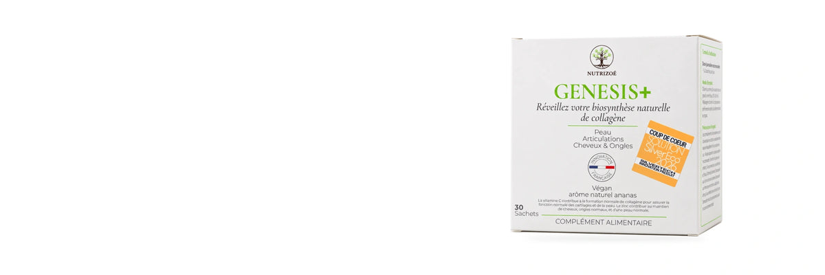 Boîte de GENESIS+ NutriZoé et label Coup de cœur Solution SilverEco 2026