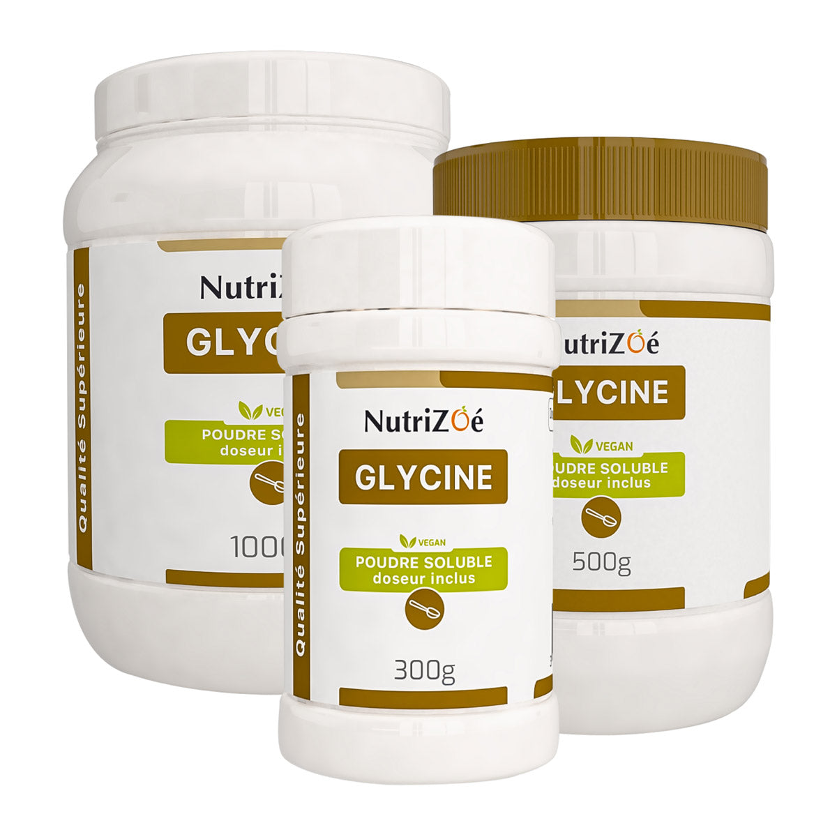 Glycine en poudre - 300 grammes par NutriZoé